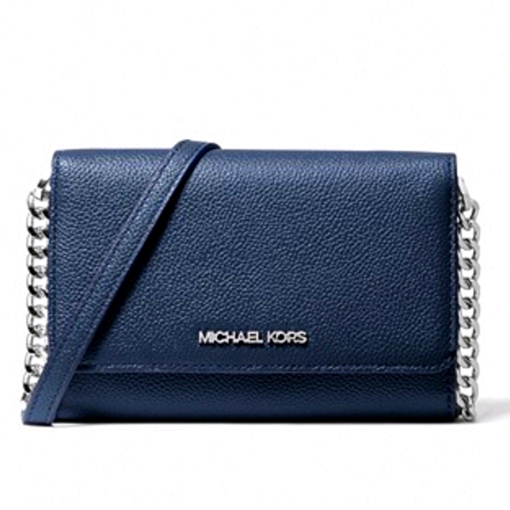 NWT Jet Set Pebbled Leather Convertible Crossbody - Picture 1 of 3